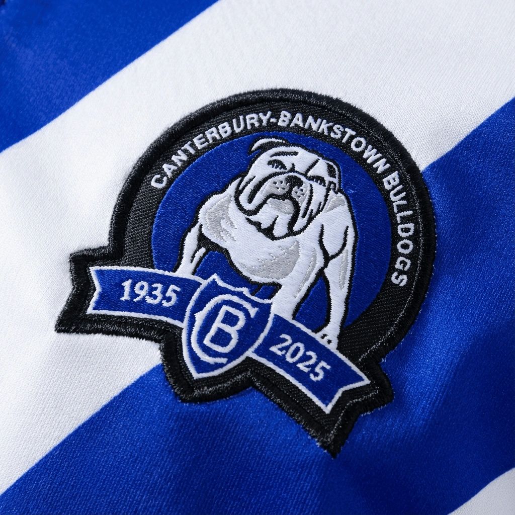 NRL Canterbury-Bankstown Bulldogs 2025 Commemorative Edition Jersey