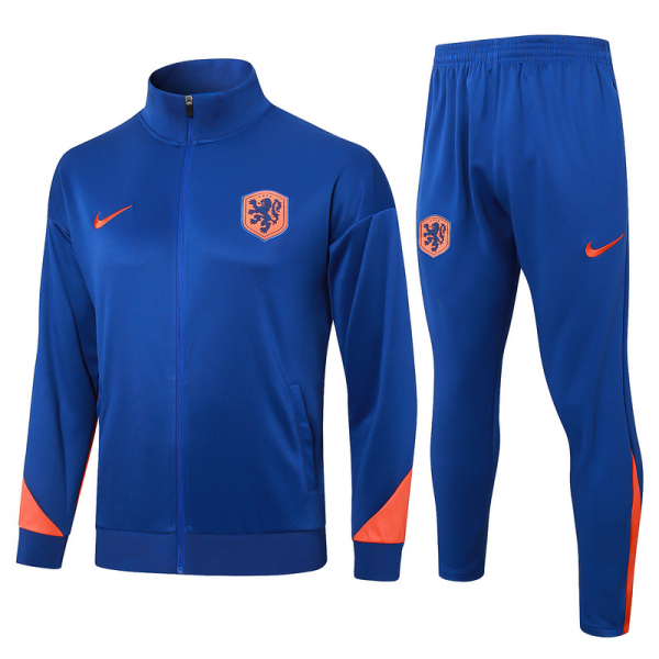 2024/25 Netherlands blue Jacket Training Suit Set Football Team Shirt Sports Fashion