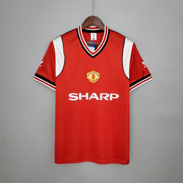 Retro Manchester United 85/86 home jersey Fan Version