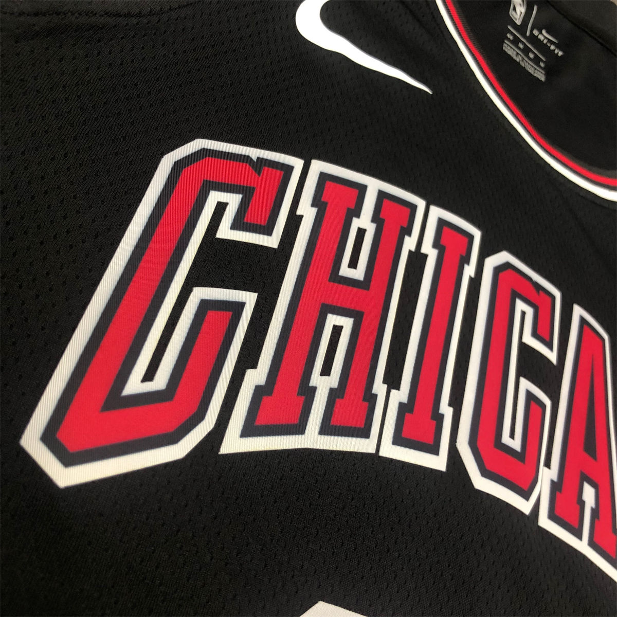 NBA Chicago Bulls Round neck Black Jersey PIPPEN#33 S-XXL