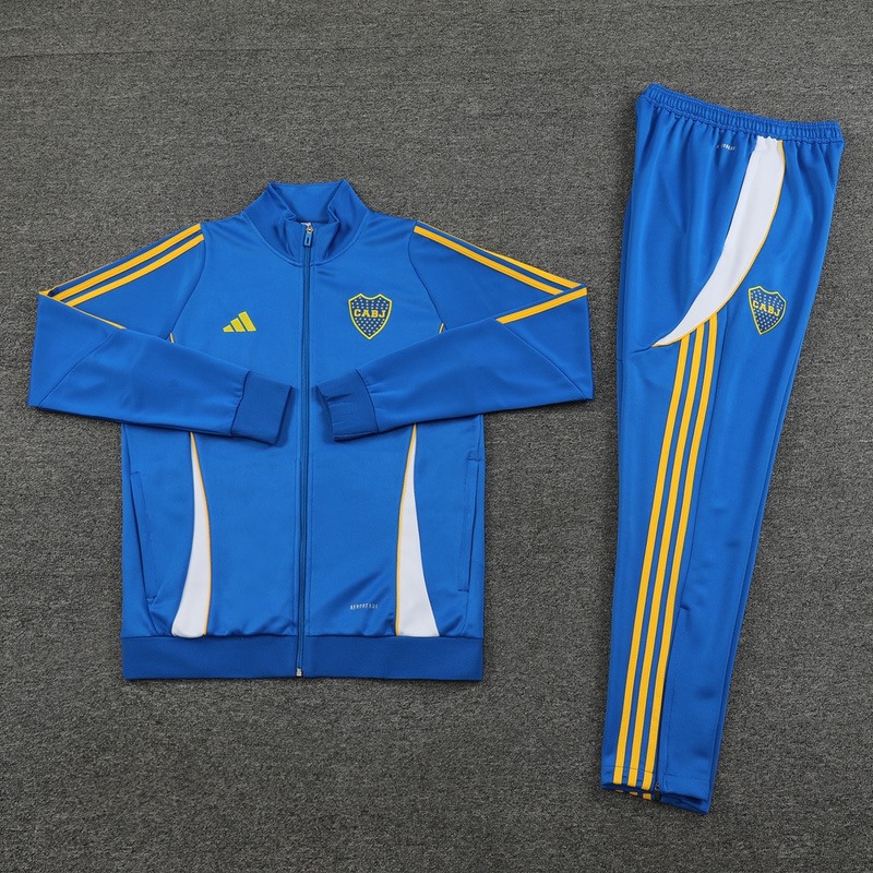 2024 Boca Blue Jacket Training Suit Set Football Team Shirt Sports Fashion