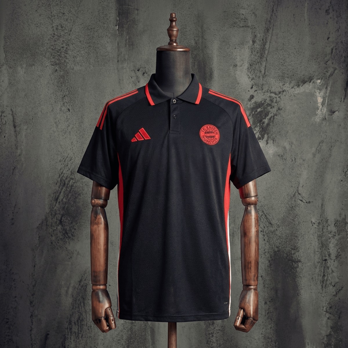 2025/26 Bayern Munich Training Black Polo Fan version