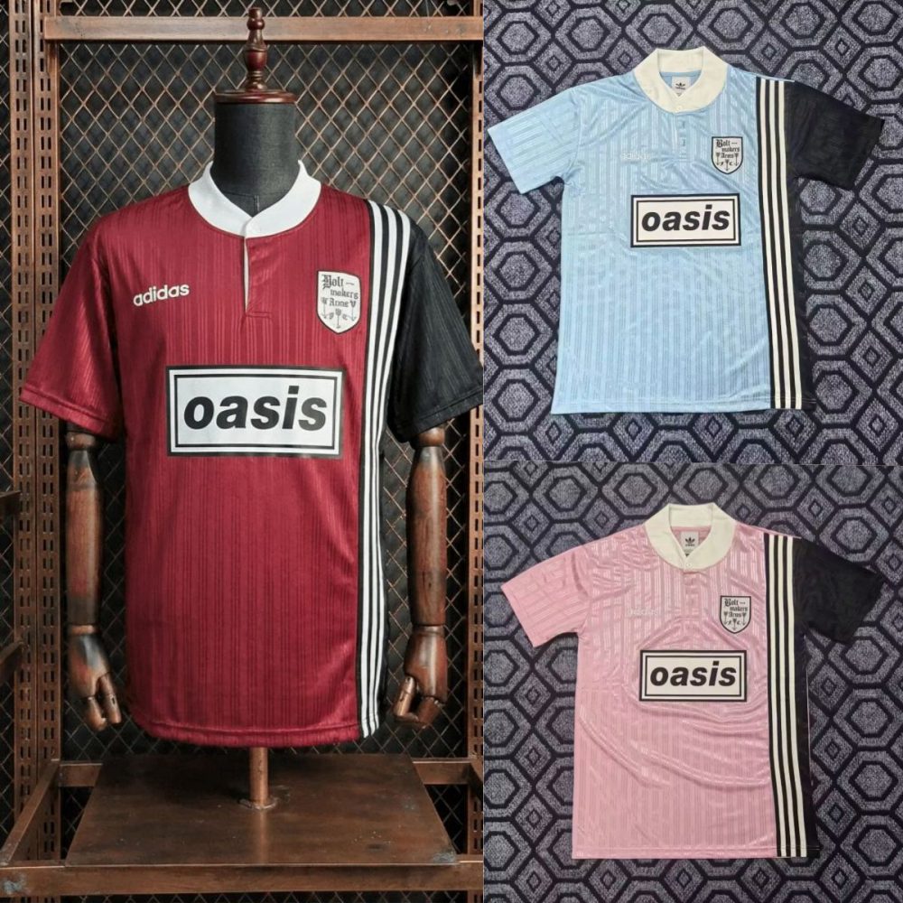 2026 Oasis Tour Vintage Jersey Fan version