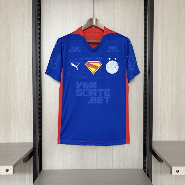2025/26 Bahia Superman Blue jersey Fan version