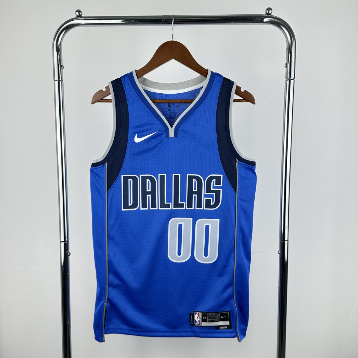 NBA Dallas Mavericks V-Neck Blue Jersey CHTISTIE#00 S-XXL