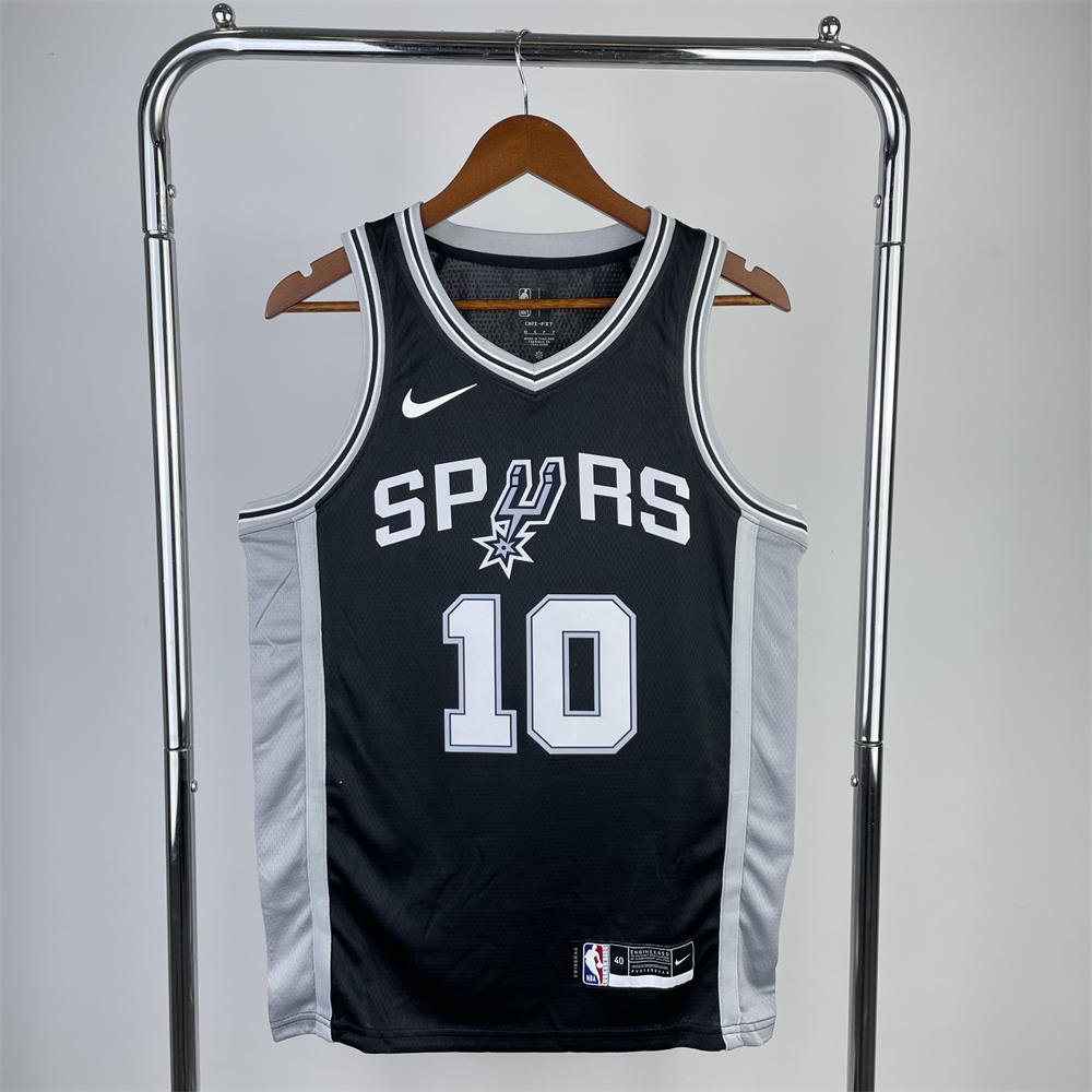 NBA San Antonio Spurs Sochan#10 2022/23 White Icon Edition Swingman Jersey S-XXL