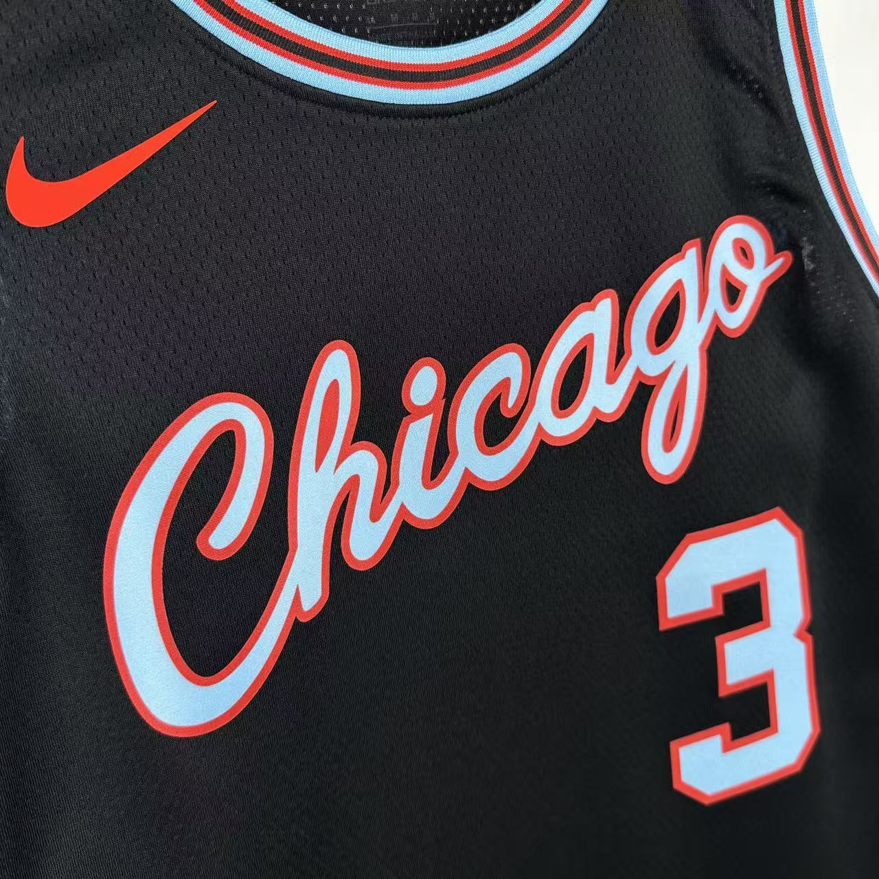 NBA Chicago Bulls 2026 City Edition Black Jersey GIDDEY#3