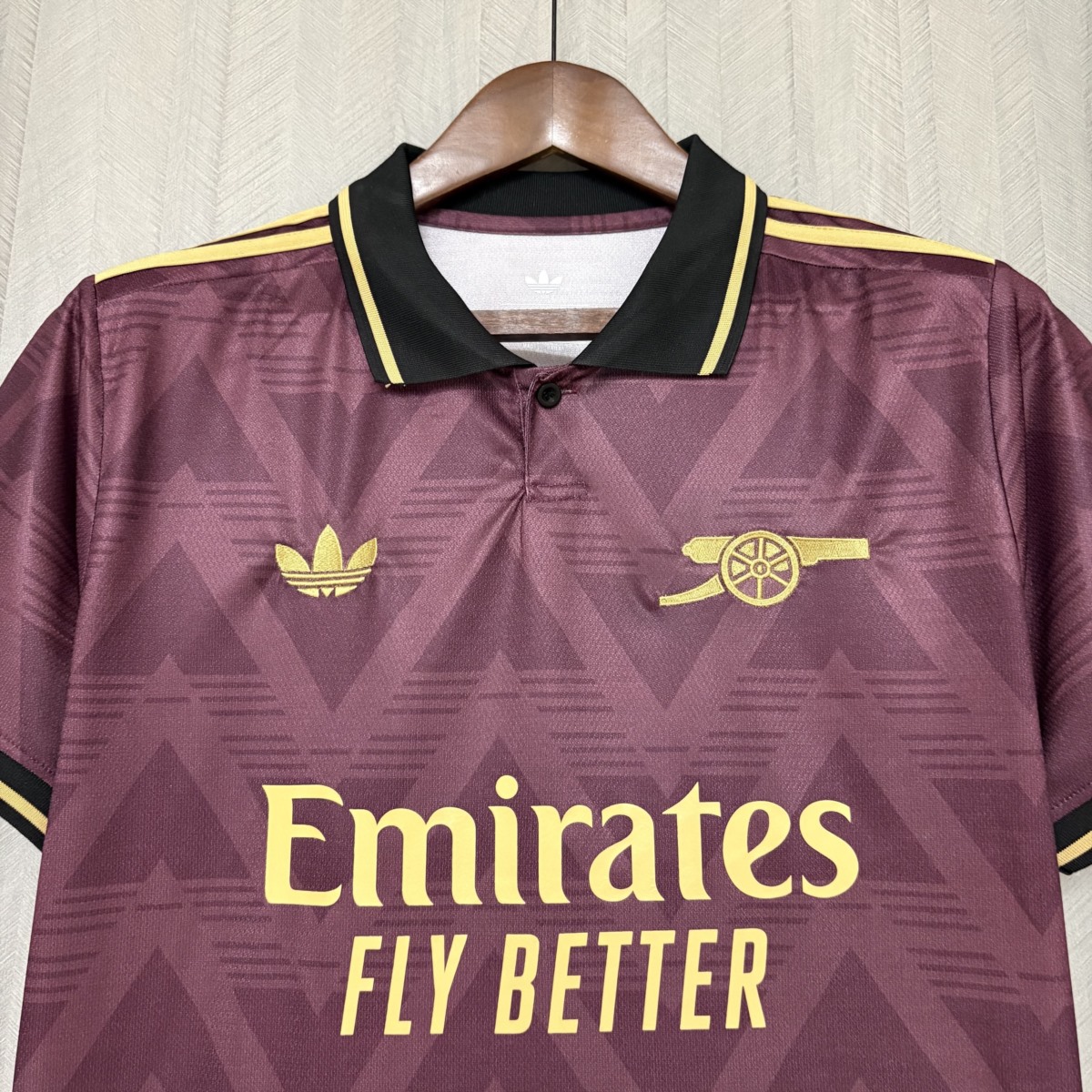 2025/26 Arsenal Concept Wine Red jersey Fan version