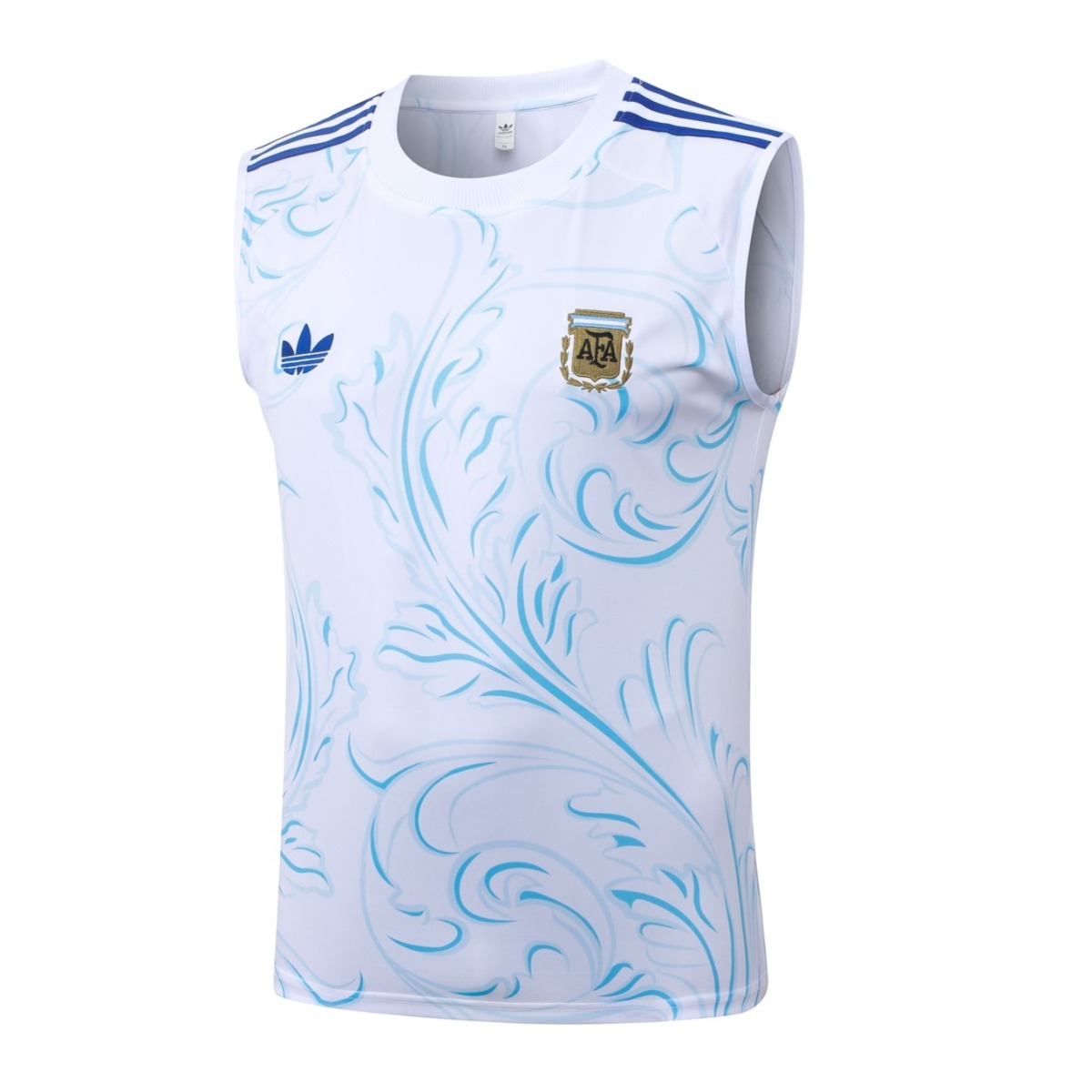 2026 Argentina White Training Set Shirt and Shorts