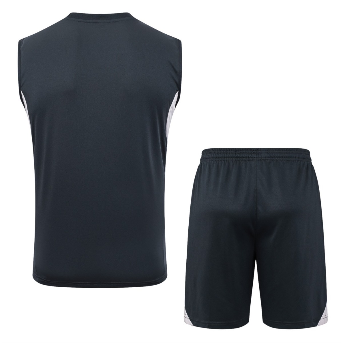 2026 Real Madrid Dark gray Training Set Shirt and Shorts