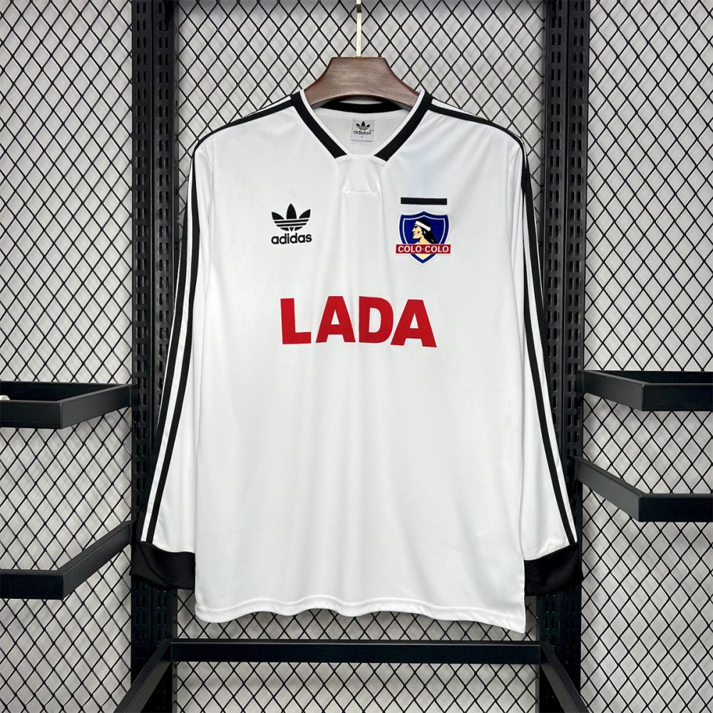 Retro Colo Colo 1991 Home Long Sleeve jersey Fan Version