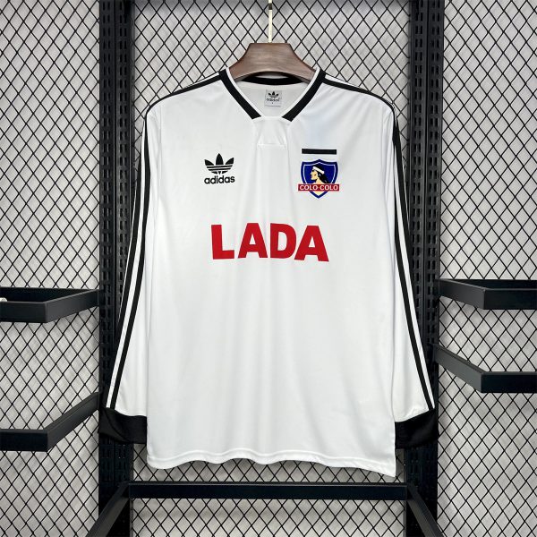 Retro Colo Colo 1991 Home Long Sleeve jersey Fan Version