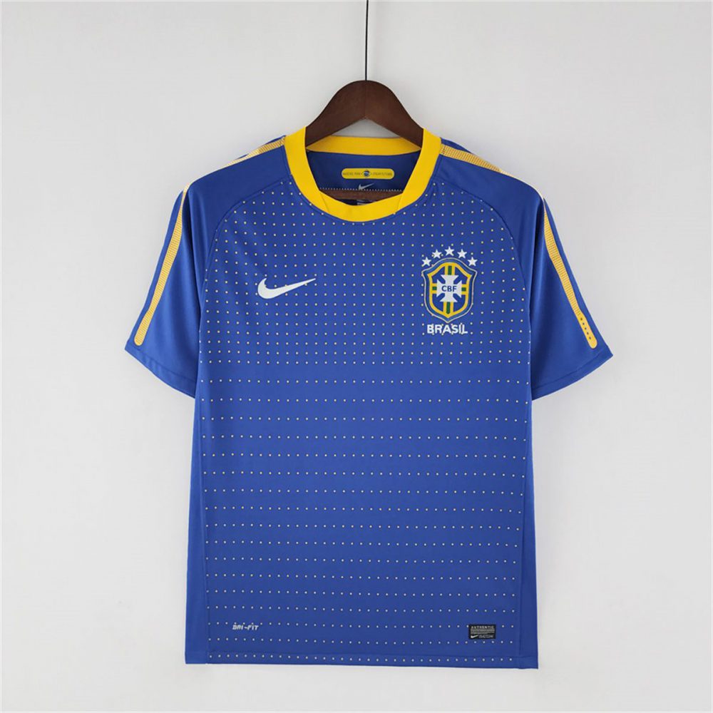 Retro 2010 Brazil away jersey Fan Version