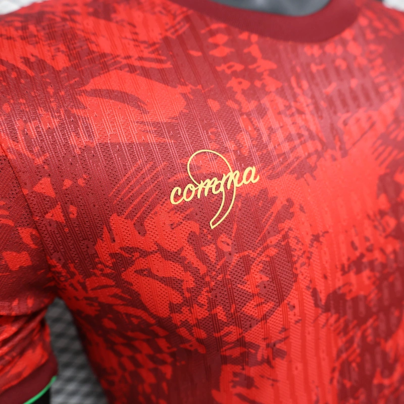25/26 Portugal Anniversary Edition red jersey Player Version