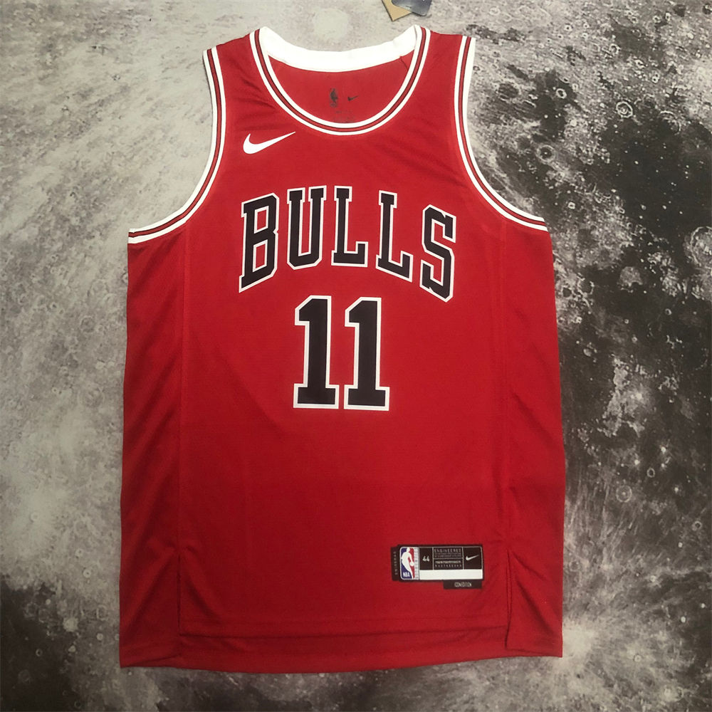 NBA Chicago Bulls DeROZAN#11 2022/23 Red Icon Edition Swingman Jersey S-XXL