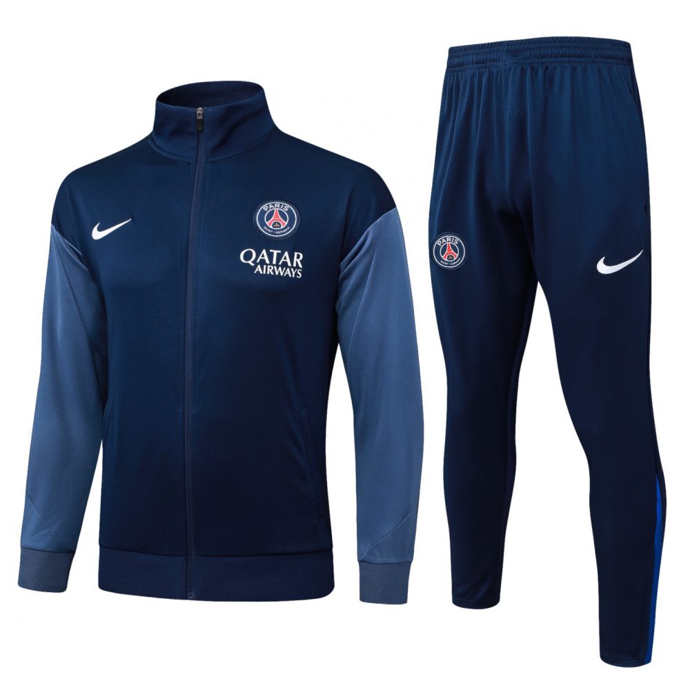2025/26 Paris royal blue Jacket Training Suit Set Football Team Shirt Sports Fashion