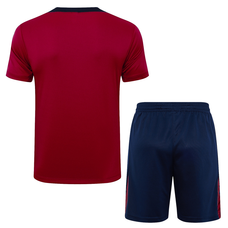 24/25 England Red Training Set Shirt and Shorts