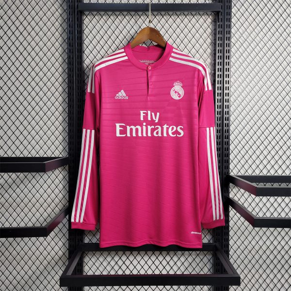 Retro Real Madrid 14/15 Long Sleeve away jersey Fan Version