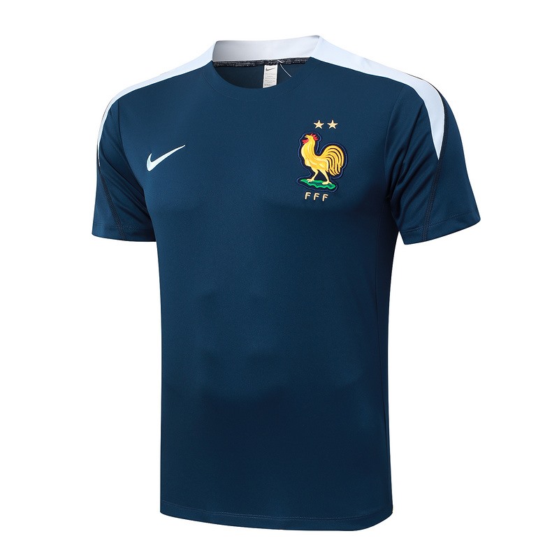 24/25 France Royal Blue Training Set Shirt and Shorts