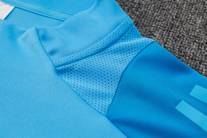 24/25 Flamengo Light blue Long-sleeved half-pull training kit Football team kit