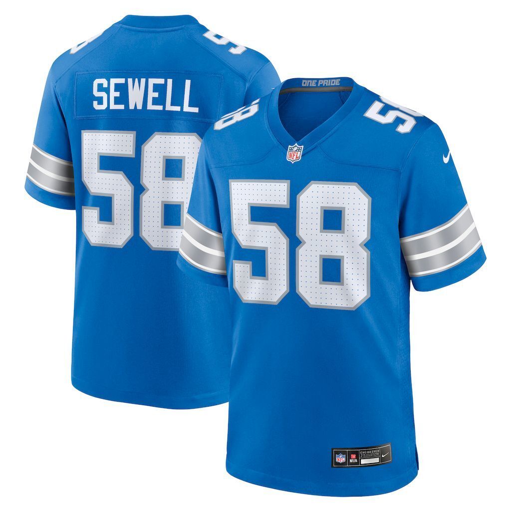 NFL Detroit Lions Jeysey SEWELL #58
