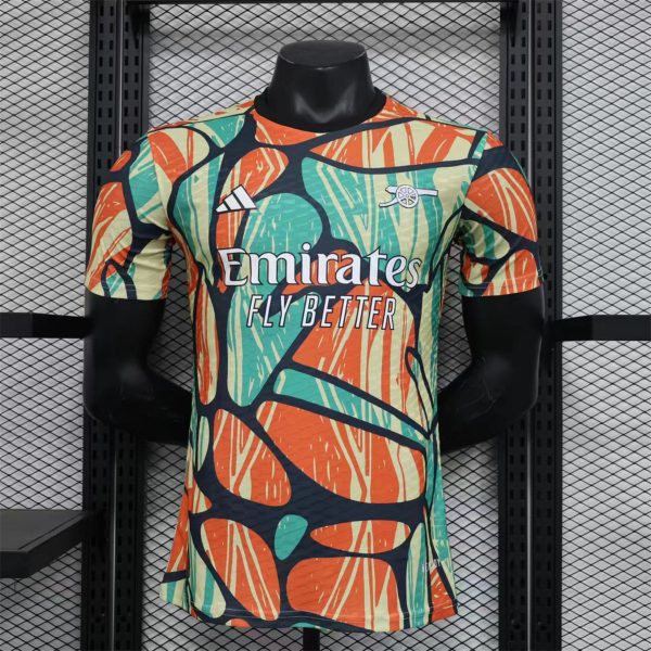 24/25 Arsenal Pre-Match Training Jersey Player Version
