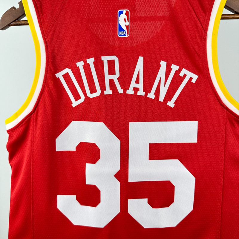 NBA Houston Rockets V-Neck Red Jersey DURANT#35 S-XXL