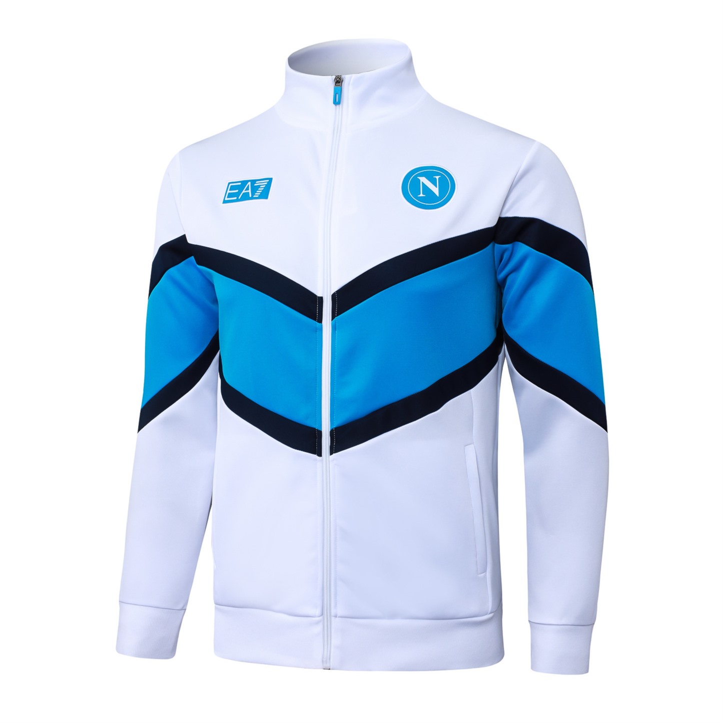 2025/26 Napoli White Training Suit Set Football Team Shirt Sports Fashion