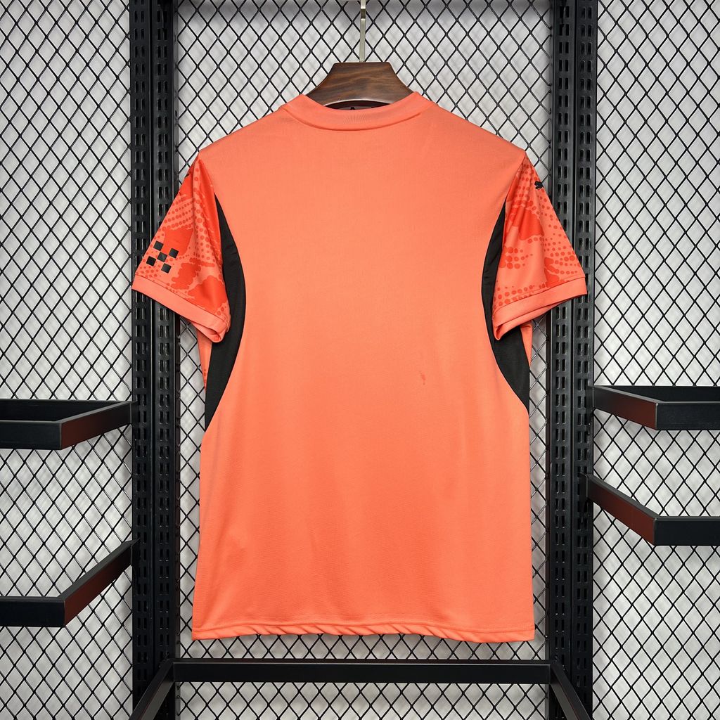 2024/25 Manchester City Orange Color Jersey Fan Version