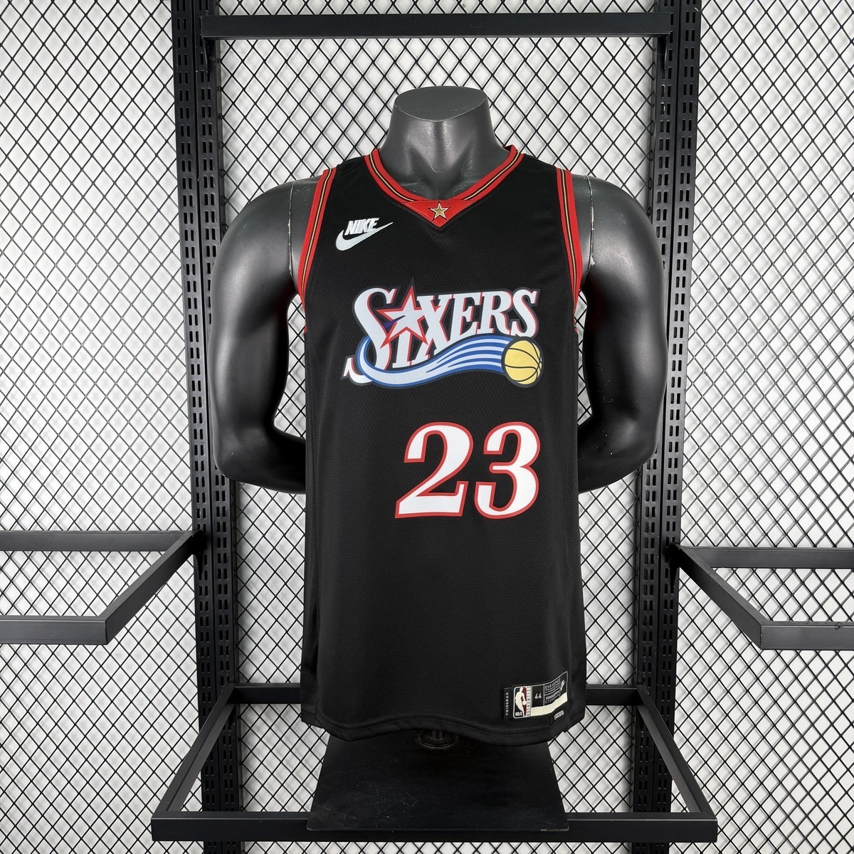 NBA Philadelphia 76ers 2026 Vintage Style Black Jersey|AMES#23