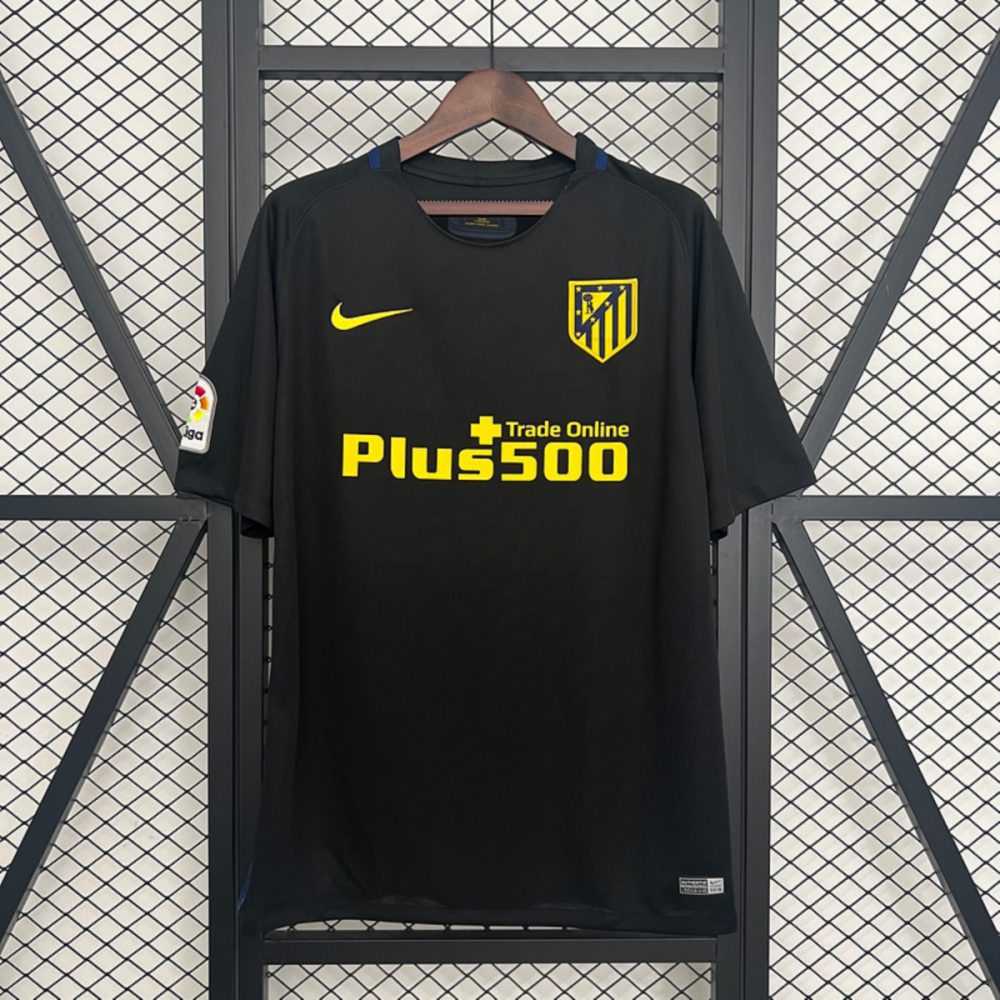 Retro Atletico Madrid 2016/17 Away Black jersey Fan Version