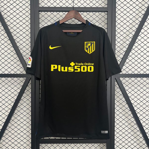 Retro Atletico Madrid 2016/17 Away Black jersey Fan Version