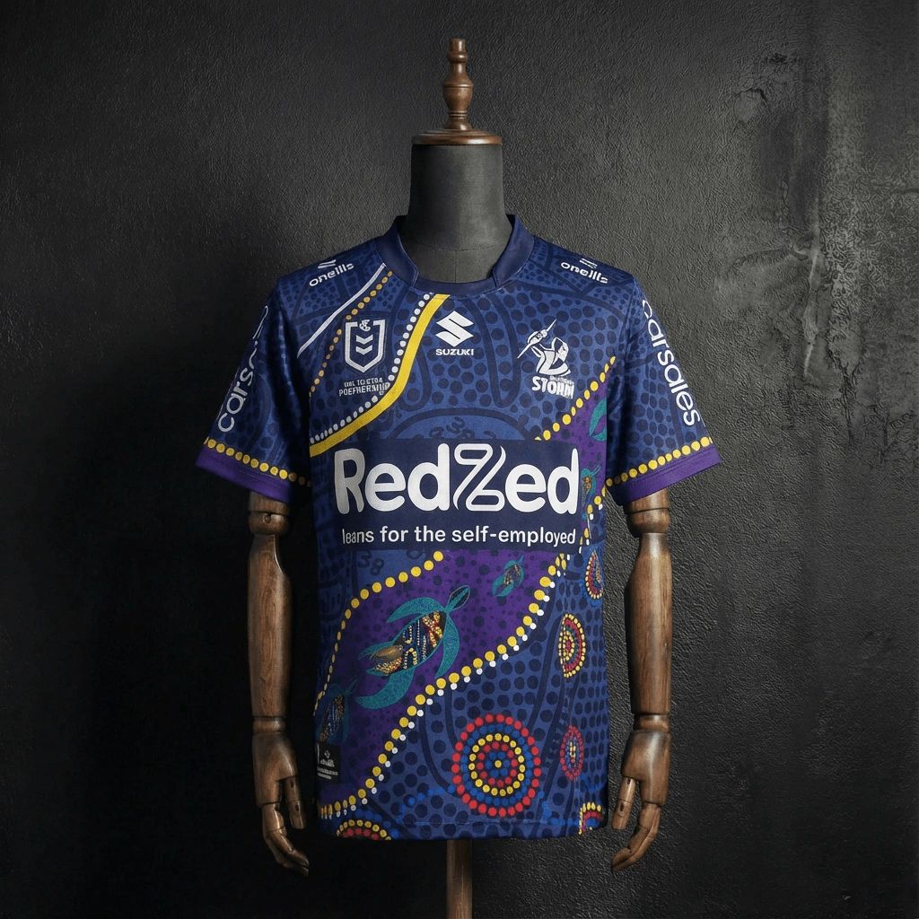 NRL 2025 Melbourne Storm Indigenours Jersey