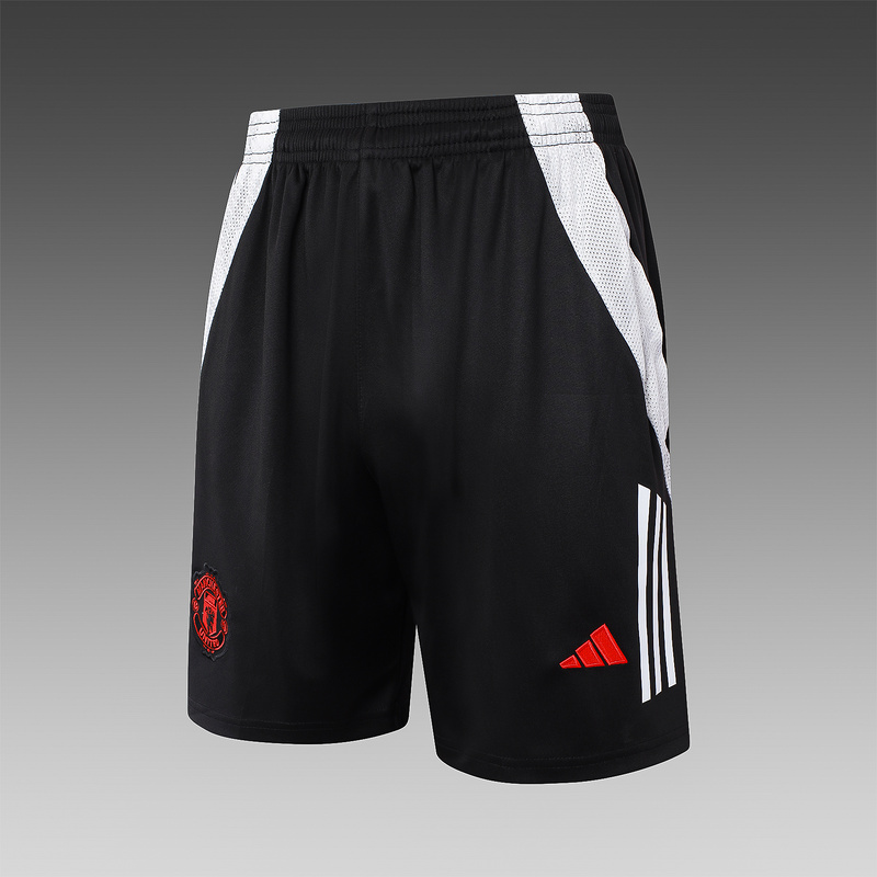 24/25 Manchester United Black Training Set Shirt and Shorts
