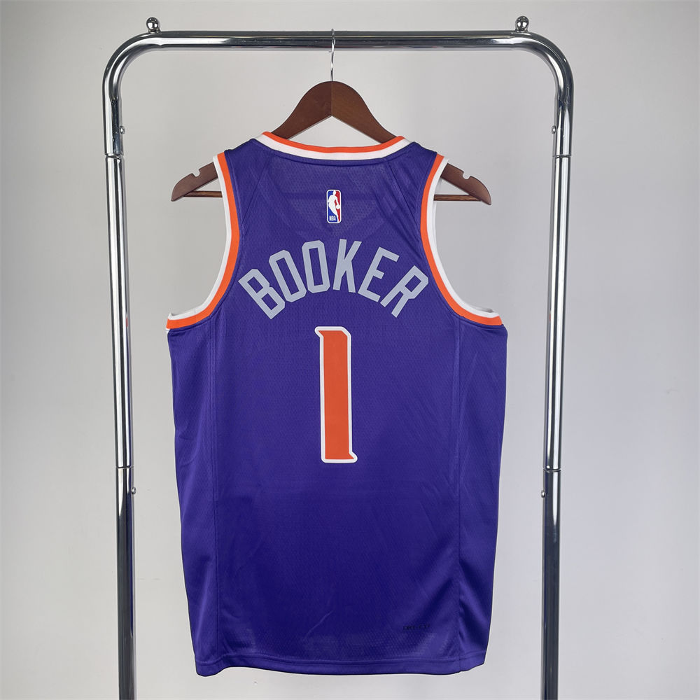 NBA Phoenix Suns BOOKER#1 2022/23 Blue Association Edition Swingman Jersey S-XXL