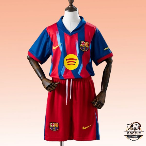 2025/26 Barcelona Third Away jersey kids Kits size: 16-28