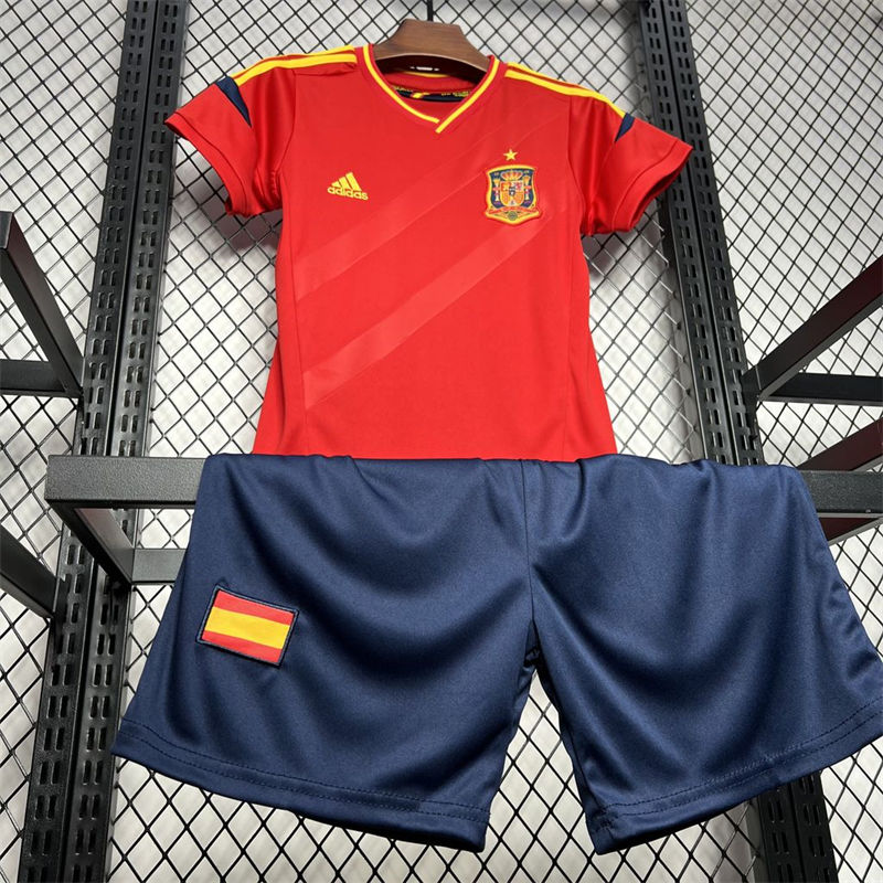 24/25 Spain Home jersey Kid Kits Size 16-28