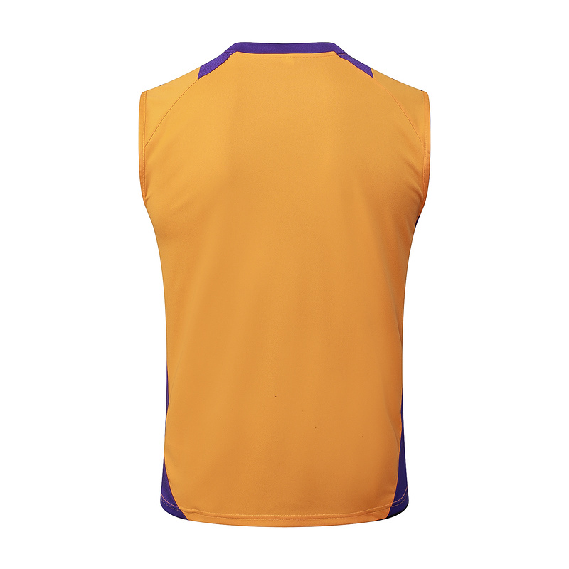 24/25 Real Madrid Orange Black Training Set Shirt and Shorts