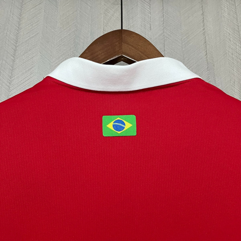 Retro Internacional 2006 Home Long Sleeves jersey Fan Version