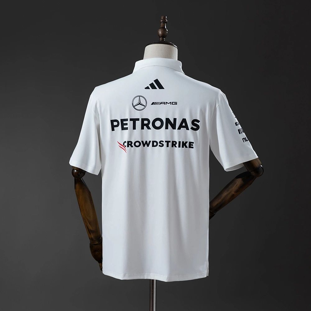F1 Racing Mercedes-AMG 2025 White Shirt