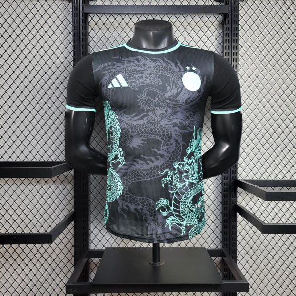 2025/26 Algeria Special Edition Black Dragon jersey Player Version
