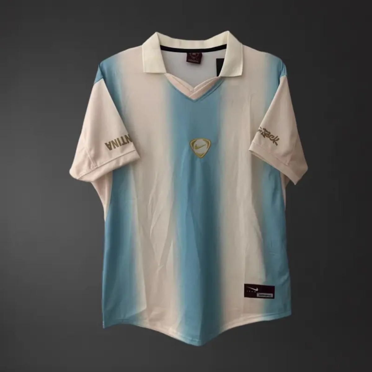 2026 Argentina X Cactus Jack Travis Scott Total 90 Retro   Jersey Fan Version
