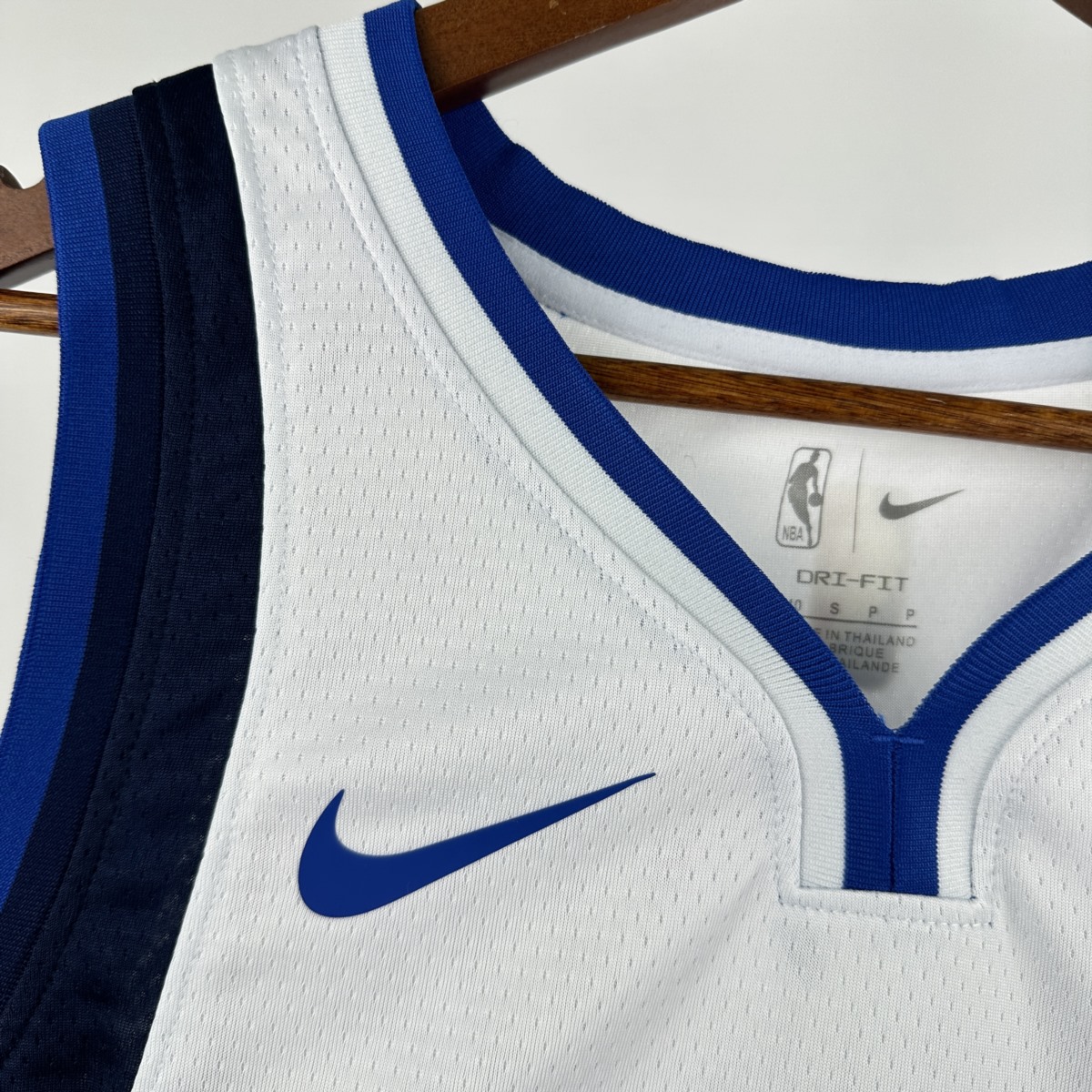 NBA Dallas Mavericks V-Neck White Jersey CHRISTIE#00 1 S-XXL