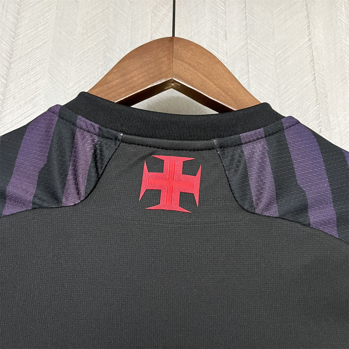 2024/25 Vasco Da Gama Kappa Warm-up Black jersey Fan Version