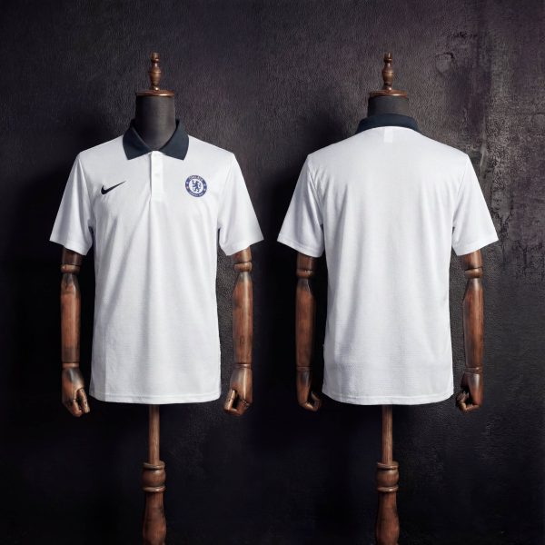 2025/26 Chelsea Training White Polo Fan version