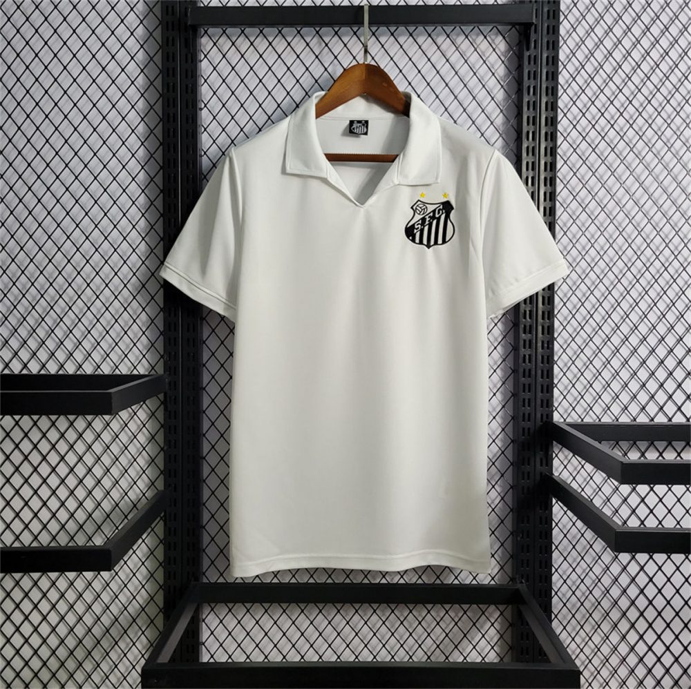 Retro 1970 Santos home jersey Fan Version