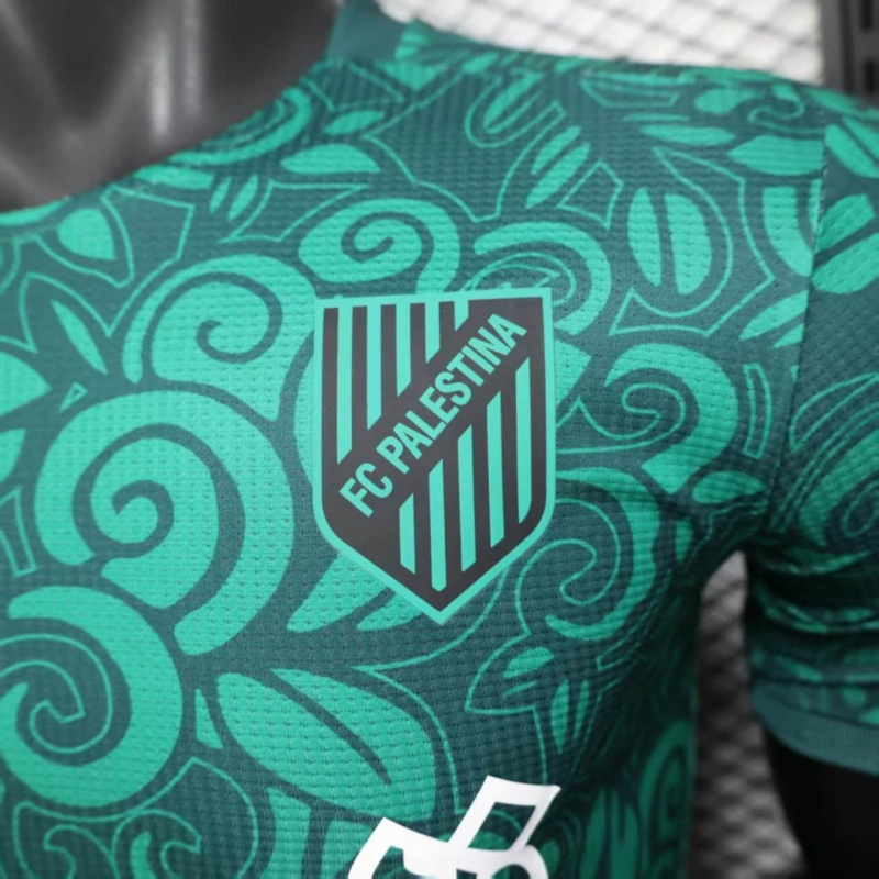 2025/26 Palestino Special Edition Green jersey Player Version