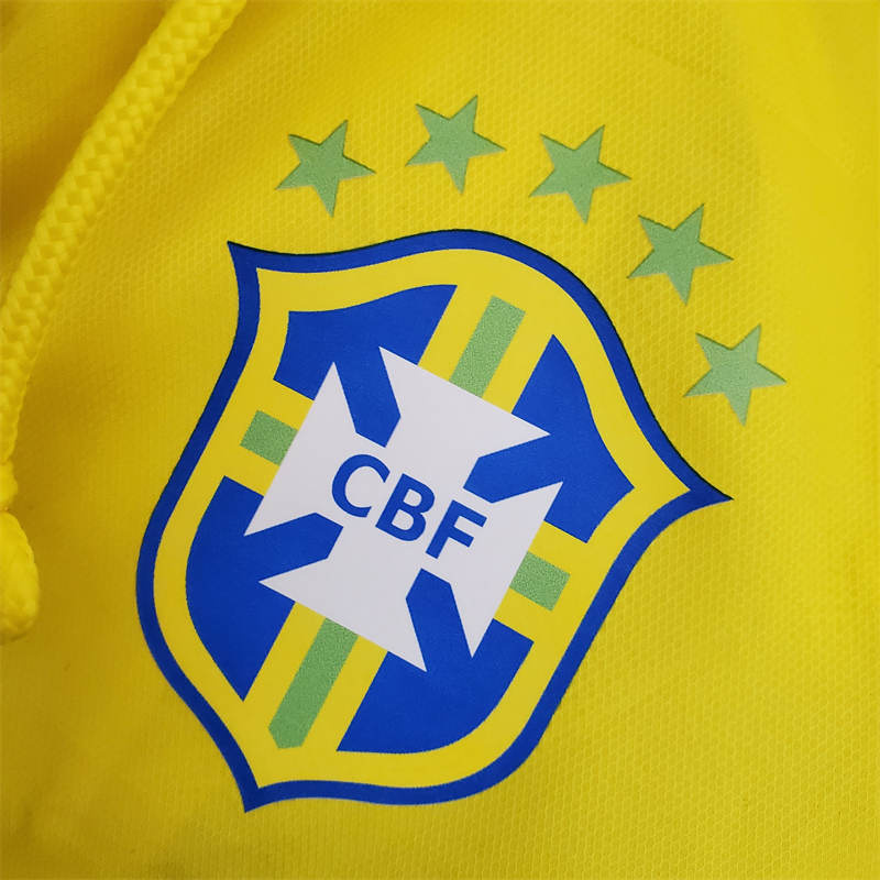 2022 Windbreaker Brazil Blue and Yellow Sport Unifom jersey Sport Unifom