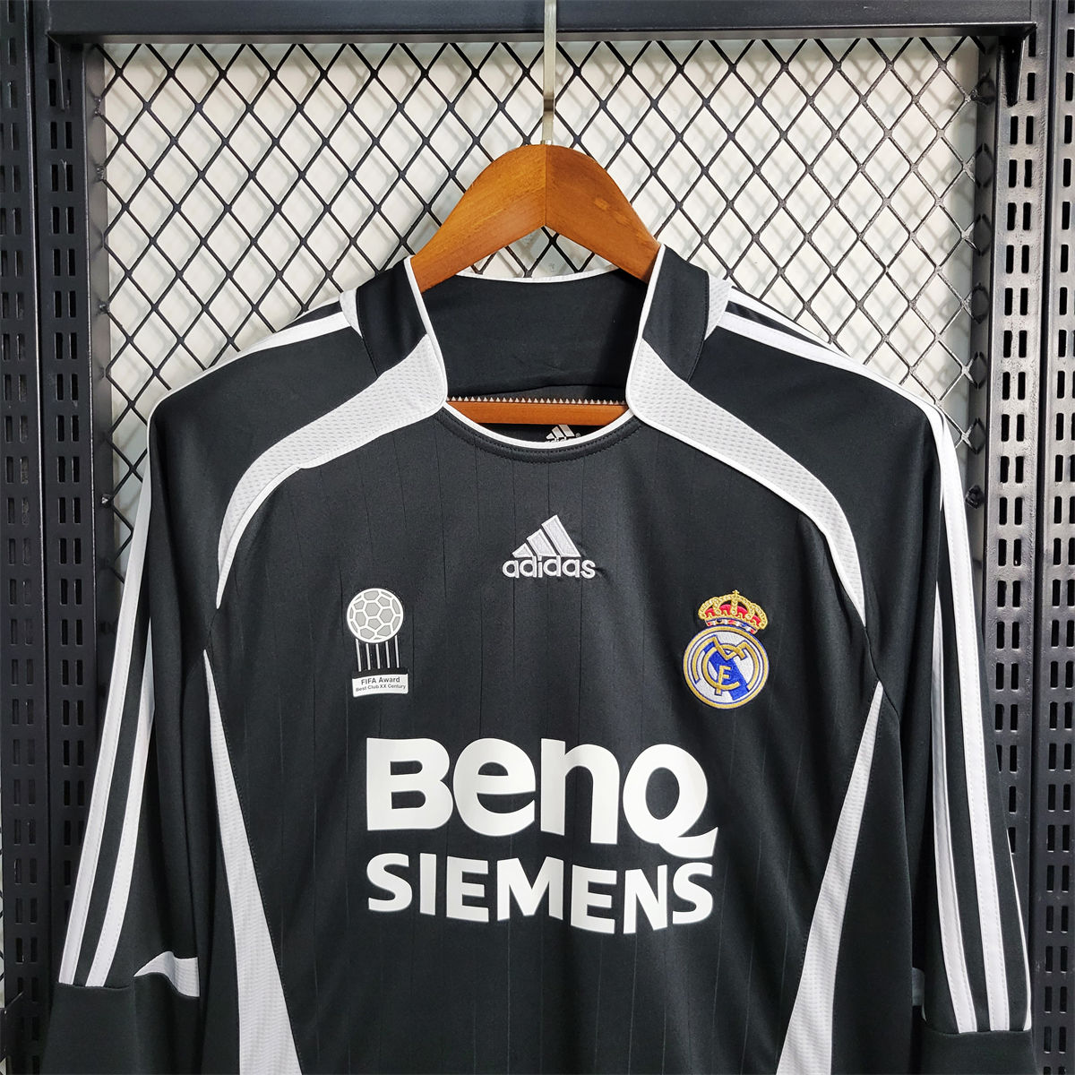 Retro Real Madrid 06/07 Home jersey Third Away Long Sleeves Fan Version