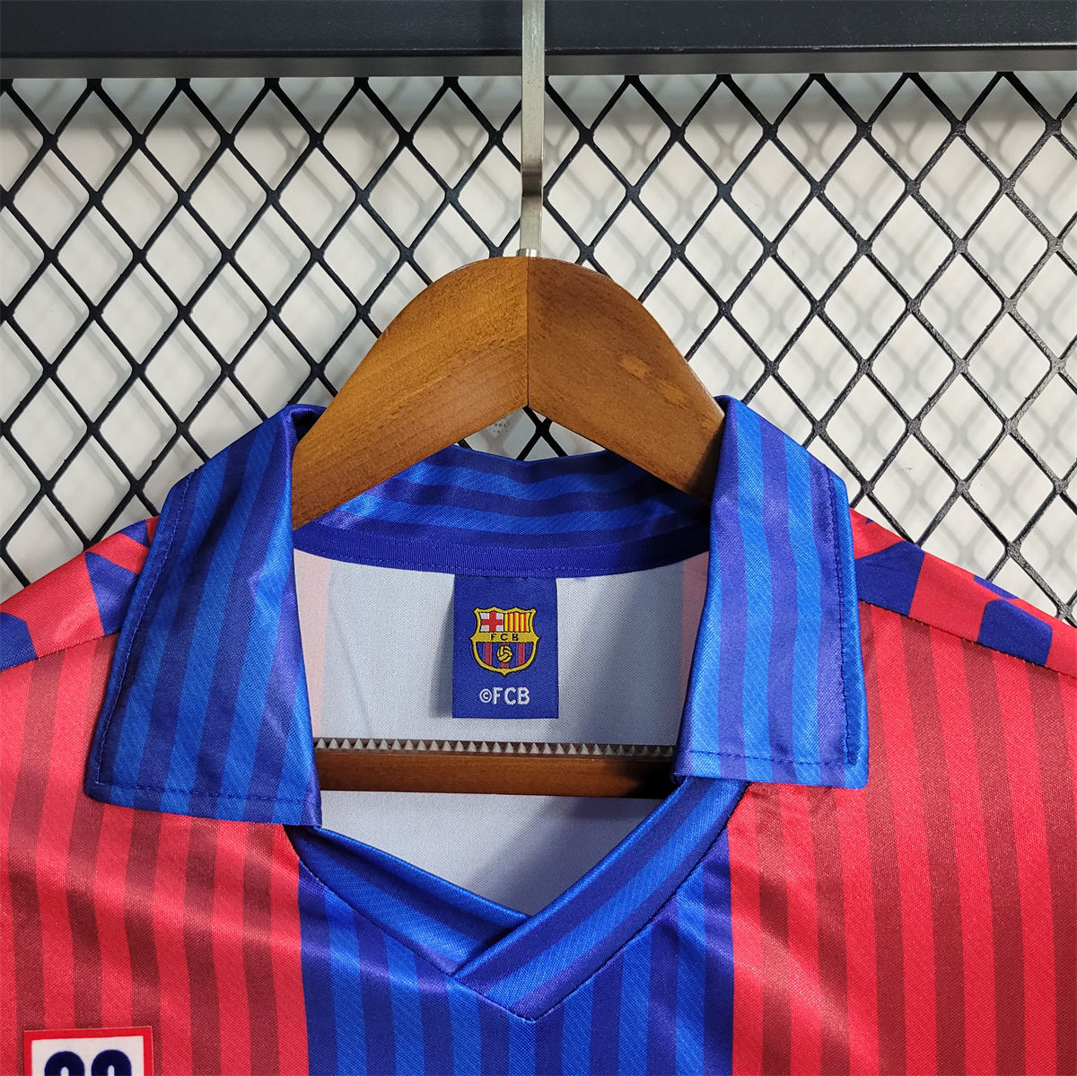 Retro Barcelona 92 Home Long Sleeve jersey Fan Version